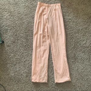 Pink clasp pants